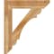 Ekena Millwork Olympic Slat Rough Sawn Bracket, Western Red Cedar, 6"W x 34"D x 40"H BKT06X34X40OLY06RWR - alternate 2